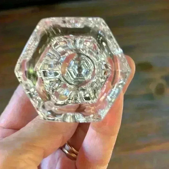 1 Pair Of Crystal Candle Holders/Candlesticks - Picture 4 of 6